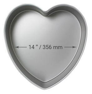 PME Heart Cake Pan - 14" x 3"