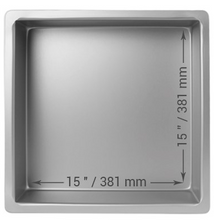Load image into Gallery viewer, PME Square Cake Pan - 15&quot;
