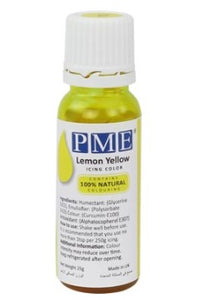 PME Natural Food Colour - Lemon Yellow