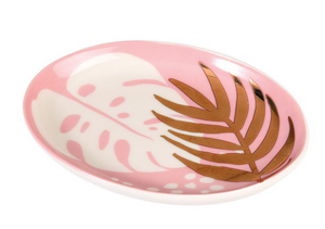 Tropical Palm Trinket Tray