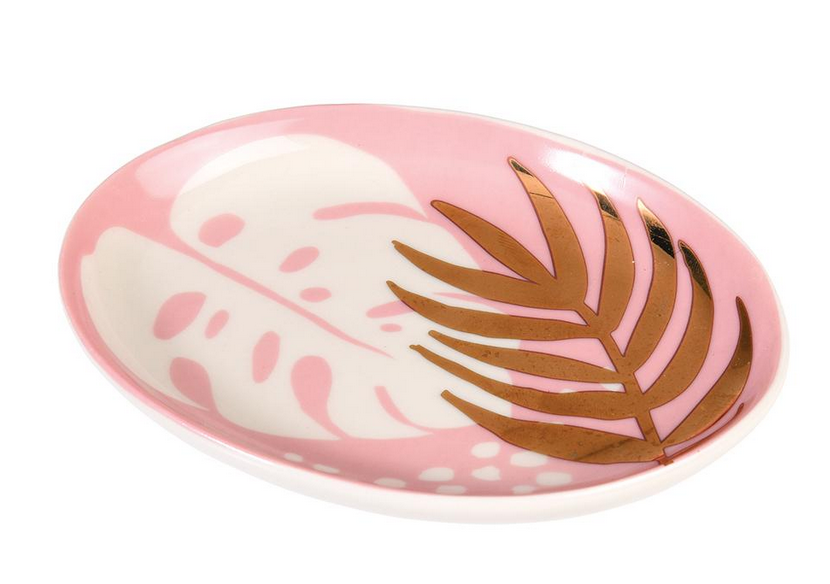 Tropical Palm Trinket Tray