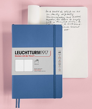 Load image into Gallery viewer, Leuchtturm A5 Softcover Plain Notebook - Denim
