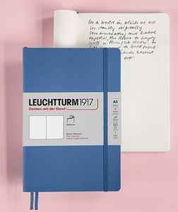Leuchtturm A5 Softcover Plain Notebook - Denim