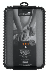 MasterClass Non-Stick Fluted Rectangular Flan/Quiche Tin - 31cm