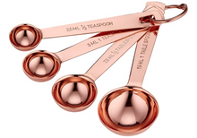 Load image into Gallery viewer, Ladelle Lawson Measuring Spoons - Copper

