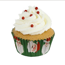 Load image into Gallery viewer, PME Cupcake Cases Foil Lined  - Santa
