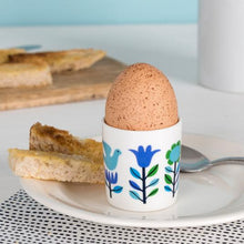 Load image into Gallery viewer, Rex Bone China Egg Cup - Folk Doves
