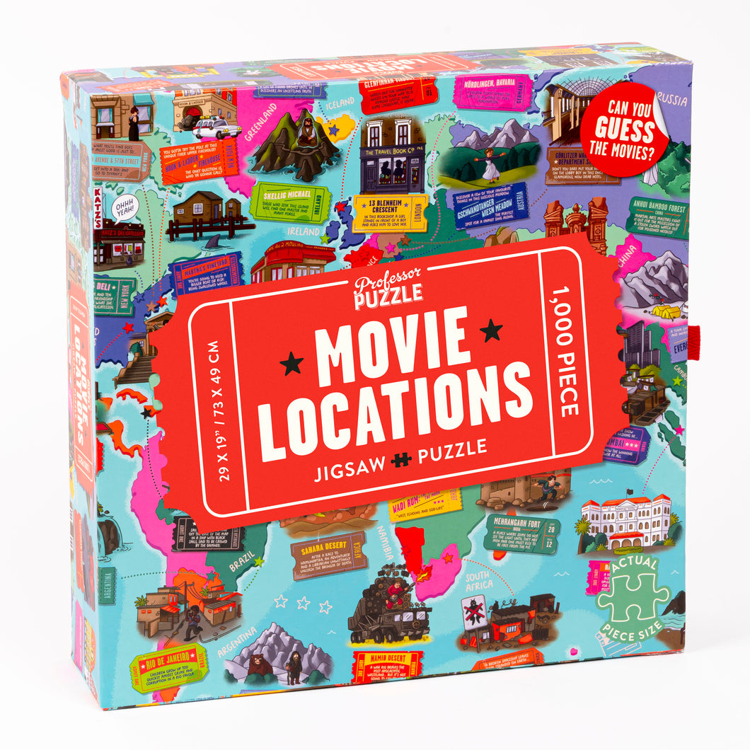 Movie Locations 1000PC Jigsaw