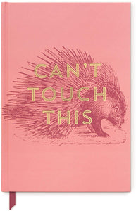 Porcupine "Cant Touch This" Vintage Sass-Soft Touch Hardcover Book
