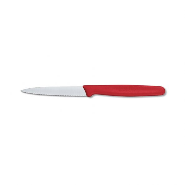 Victorinox Serrated Knife Red Handle - 10cm