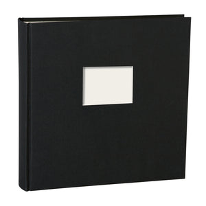 Medium Classic Album with Window - Black