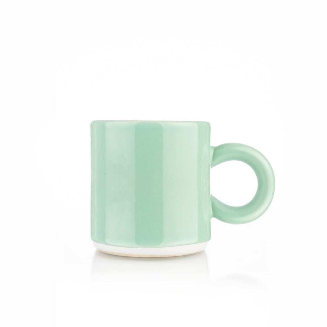 Siip Dipped Colour Espresso Mint Mug