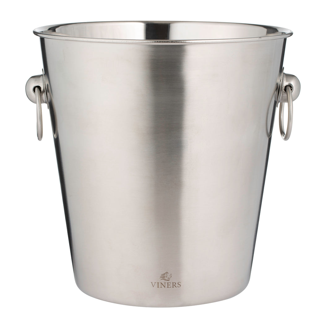 Viners Barware Champagne Bucket - 4 Litre, Silver