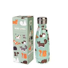 Load image into Gallery viewer, Rex 260ml Stainless Steel Bottle - Nine Lives

