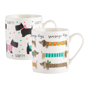 Price & Kensington Sausage & Scotty Mug - Assorted