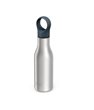 Joseph Joseph Loop Vacuum Insulated Water Bottle - 500ml Brushed Anthracite