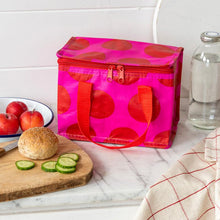 Load image into Gallery viewer, Rex Lunch Bag - Red On Pink Spotlight
