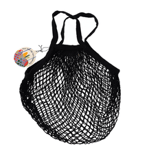 Load image into Gallery viewer, Rex Organic Cotton String Bag - Black
