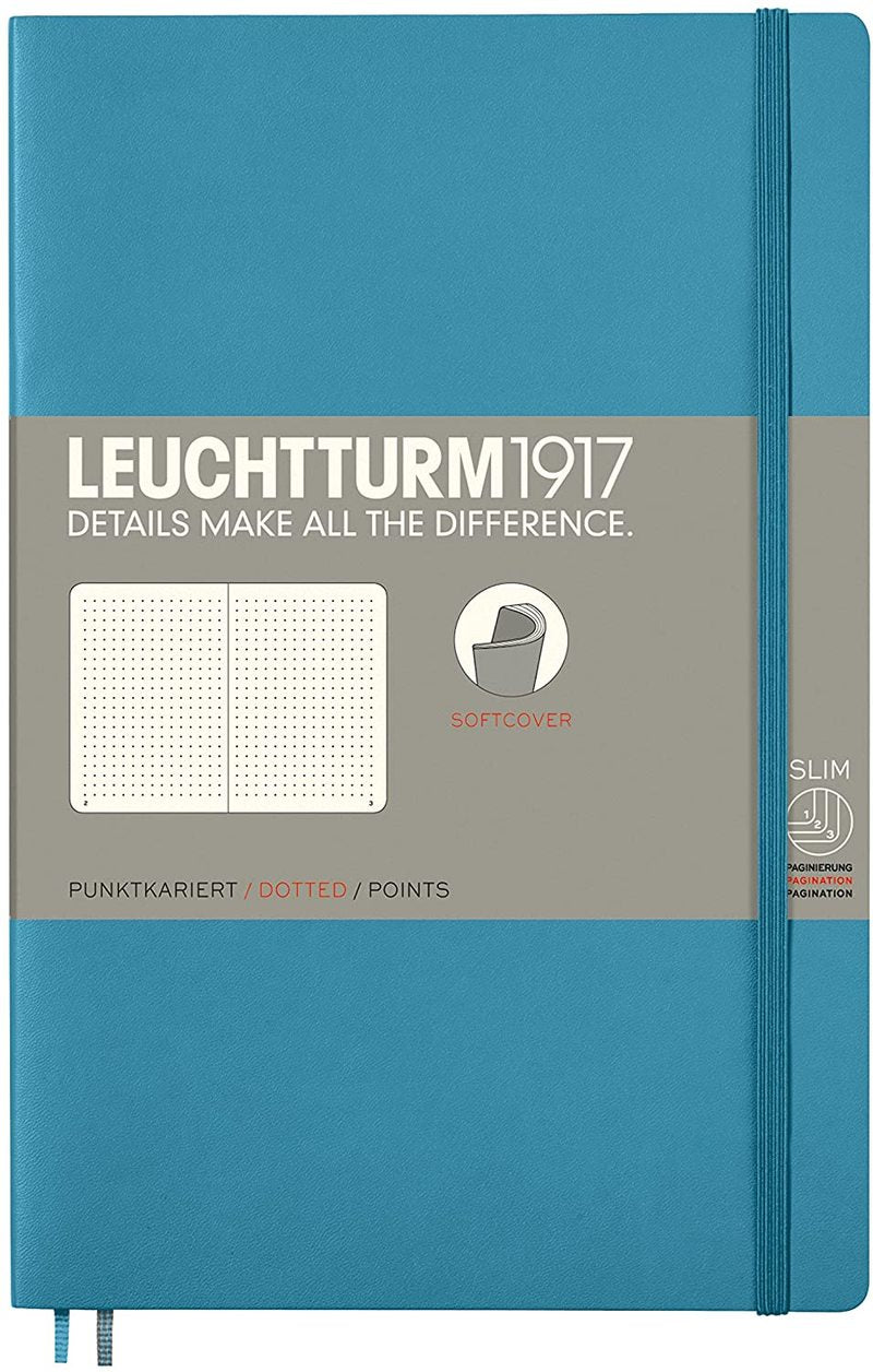 Leuchtturm Soft Cover Dotted - Nordic Blue