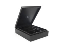 Load image into Gallery viewer, Bredemeijer Tea Box - Black Bamboo, 9 Compartments
