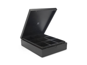 Bredemeijer Tea Box - Black Bamboo, 9 Compartments