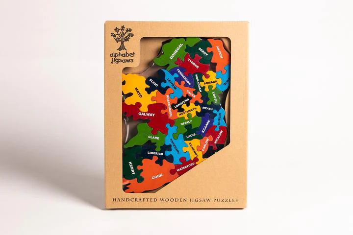 Alphabet Jigsaws Map Of Ireland