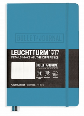 Leuchtturm A5 Hardback Bullet Journal - Nordic Blue