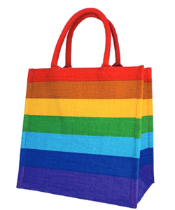 Natures Craft Jute Bag Rainbow