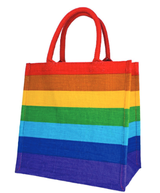 Natures Craft Jute Bag Rainbow