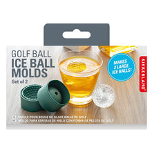 Load image into Gallery viewer, Kikkerland Golf Ball Ice Ball Molds
