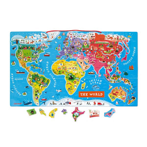 Magnetic World Map Puzzle