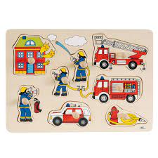 Fire Engine Lift Out Puzzle
