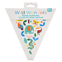 Load image into Gallery viewer, Rex Paper Bunting Decorations - Wild Wonders
