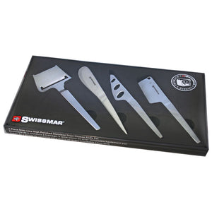 Swissmar 4-Piece Slim Line Cheese Knife Set