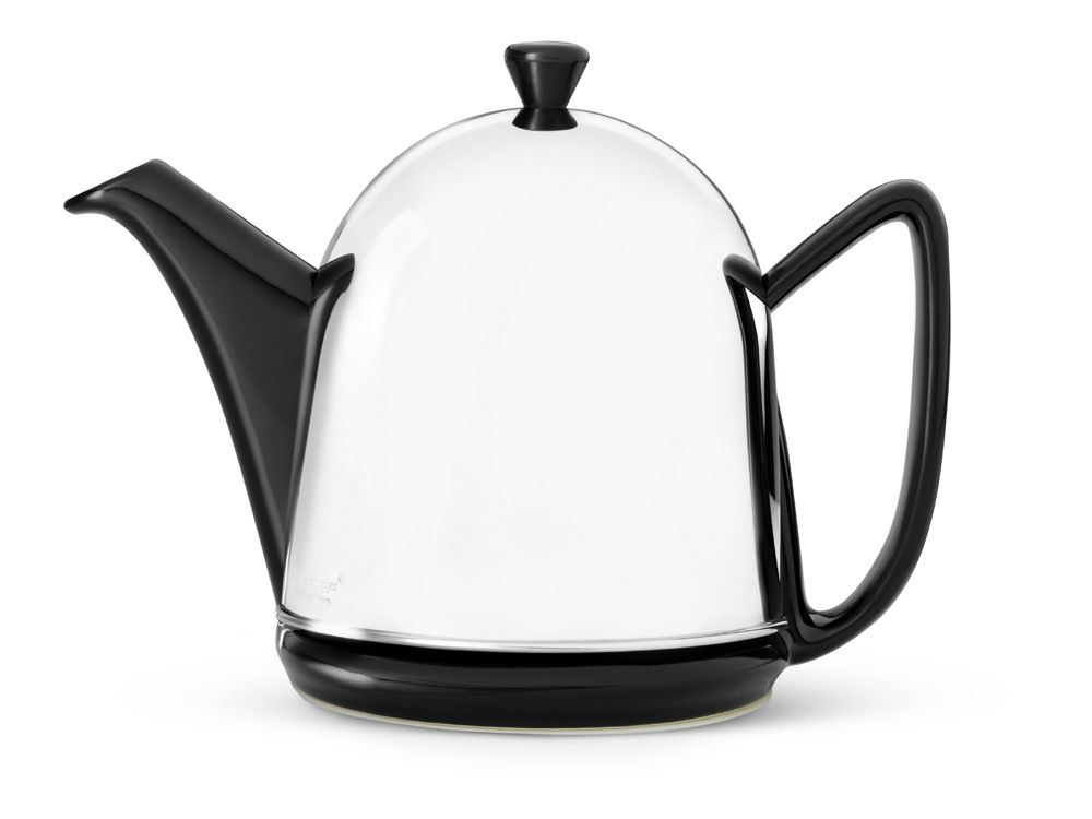 Bredemeijer Cosy Manto Teapot, Black/Shiny, 1 Litre