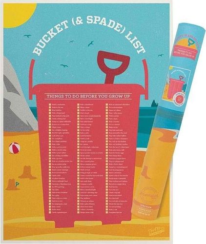 Bucket & Spade Fun Scratchable Poster