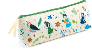 Lovely Paper Pencil Case - Cream Dancing Girl