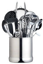 Load image into Gallery viewer, MasterClass Extra Large Stainless Steel Utensil Holder
