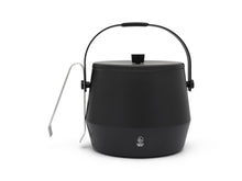 Load image into Gallery viewer, Leopold Vienna Double Walled Ice Bucket Set - Black, 1 Litre

