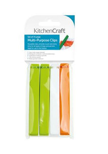 KitchenCraft Set of 4 Large Bag Clips