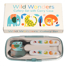 Load image into Gallery viewer, Rex Children&#39;s Cutlery Set - Wild Wonders
