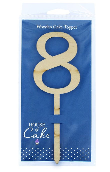 House of Cake Wooden Pic - Number 8
