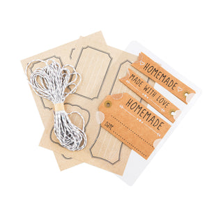 Kitchen Pantry 12Pc Tag And Label Set