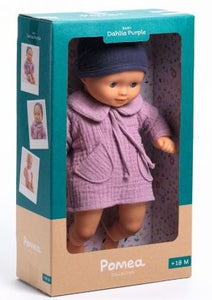 Djeco POMEA Doll - Baby Dahlia Purple