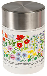 Rex 450ml Stainless Steel Food Flask - Wild Flowers