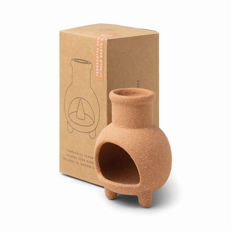 Chiminea Ceramic Incense Cone Holder