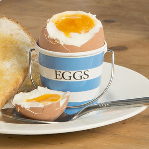 Eddingtons Egg Cup Pails - Blue & White Stripe