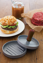 Load image into Gallery viewer, Home Made Quarter Pounder Hamburger Press with Soft Grip Handle
