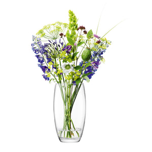 LSA Flower Barrel Bouquet Vase - Clear (29cm)
