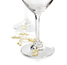 Load image into Gallery viewer, Viski Gold Plated Wine Charms
